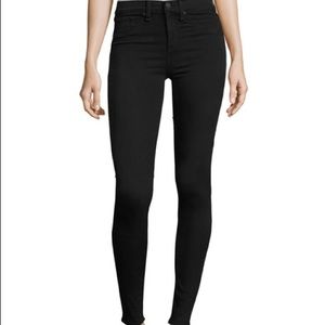 rag & bone/JEAN legging-style jeans in washed black denim